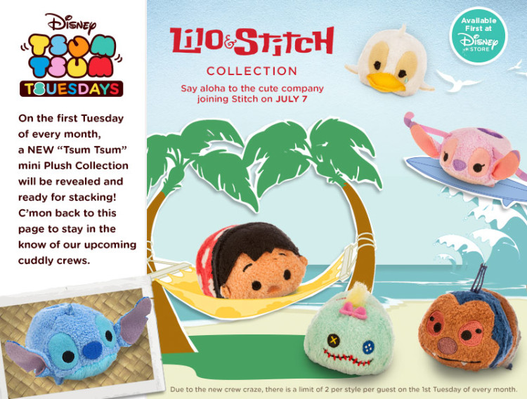 lilo and stitch tsum tsum set