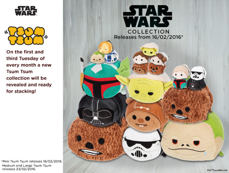 Star Wars Tsum Tsum Collection Official Release Date My Tsum Tsum