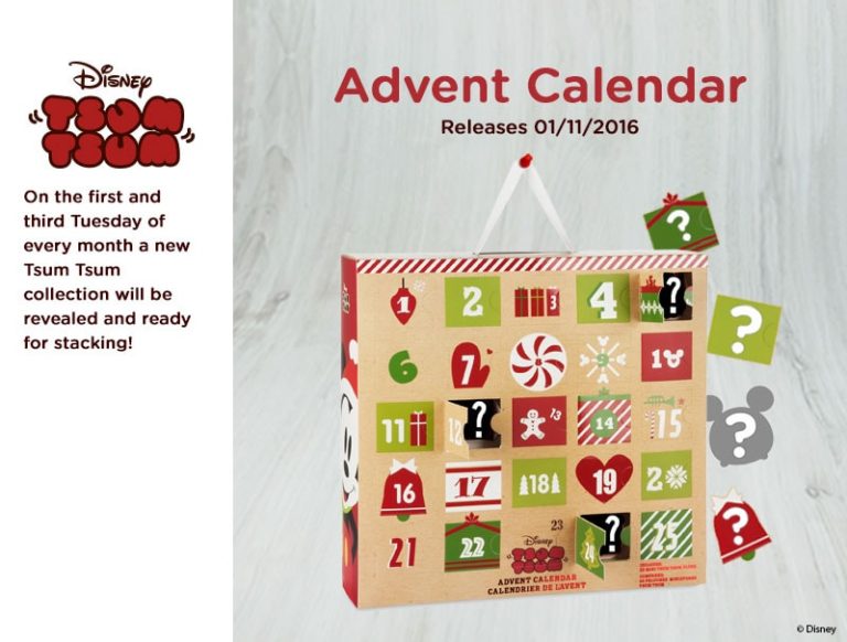 tsum tsum advent calendar 2021