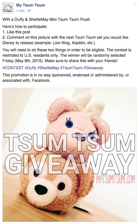 First Tsum Tsum Contest