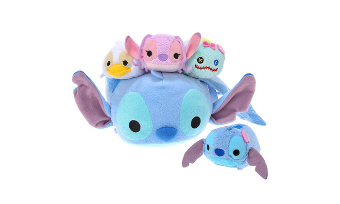Classic Disney Stitch Plush and Tote Bag Set - Bundle with 16 Inch Stitch  Plush Toy, Stitch Carrying Tote, Tsum Tsum Stickers and More for Kids