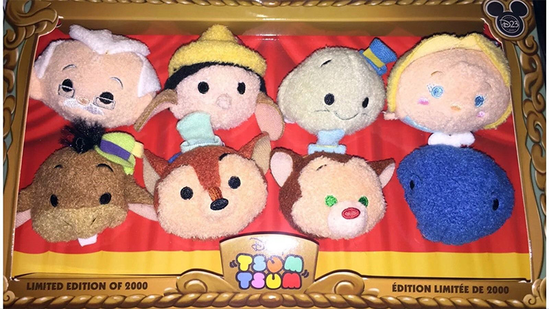 2015 D23 EXPO Disney The Adventures of Pinocchio Tsum Tsum 4" Mini Plush Doll 