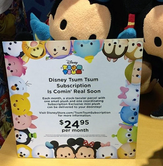 Tsum Tsum Subscription