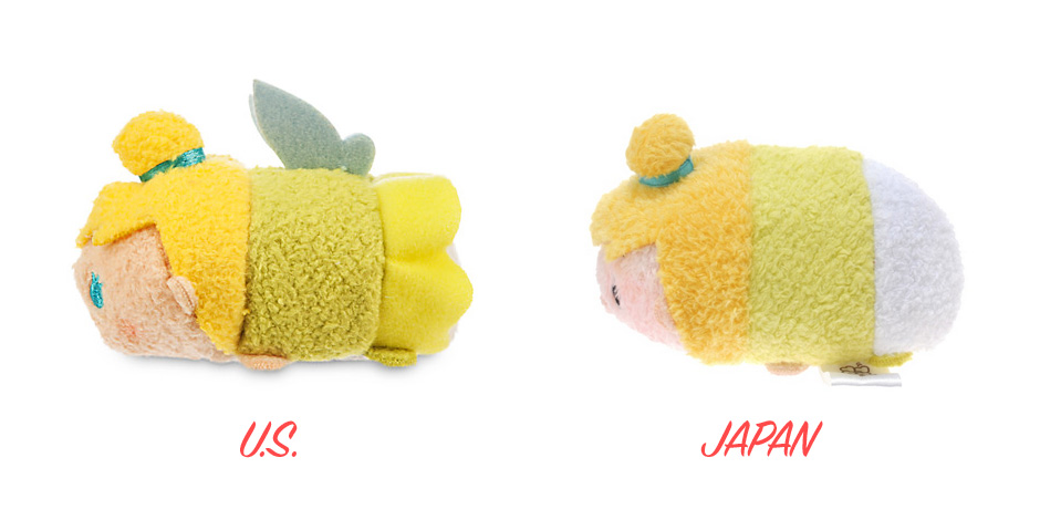 US Japan Tinker Bell Tsum Tsum Side