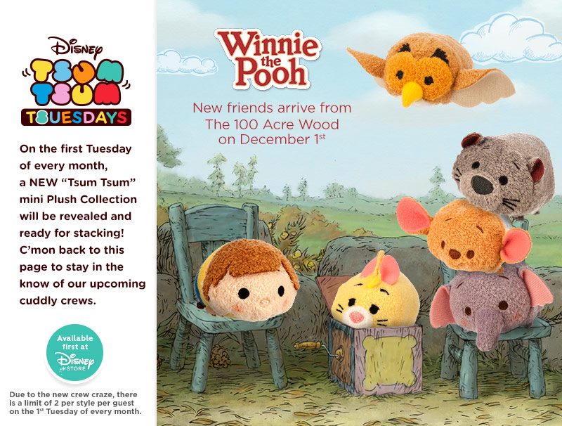 Winnie the Pooh Tsum  Tsum Tsuesday Banner