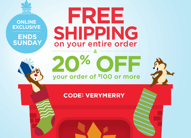 Disney Store Holiday Coupon Code