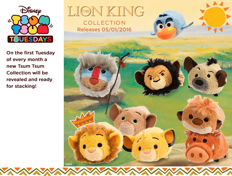 The Lion King Tsum Tsum Collection Banner