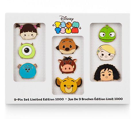 Disney Tsum Tsum Limited Edition Pin Box Set