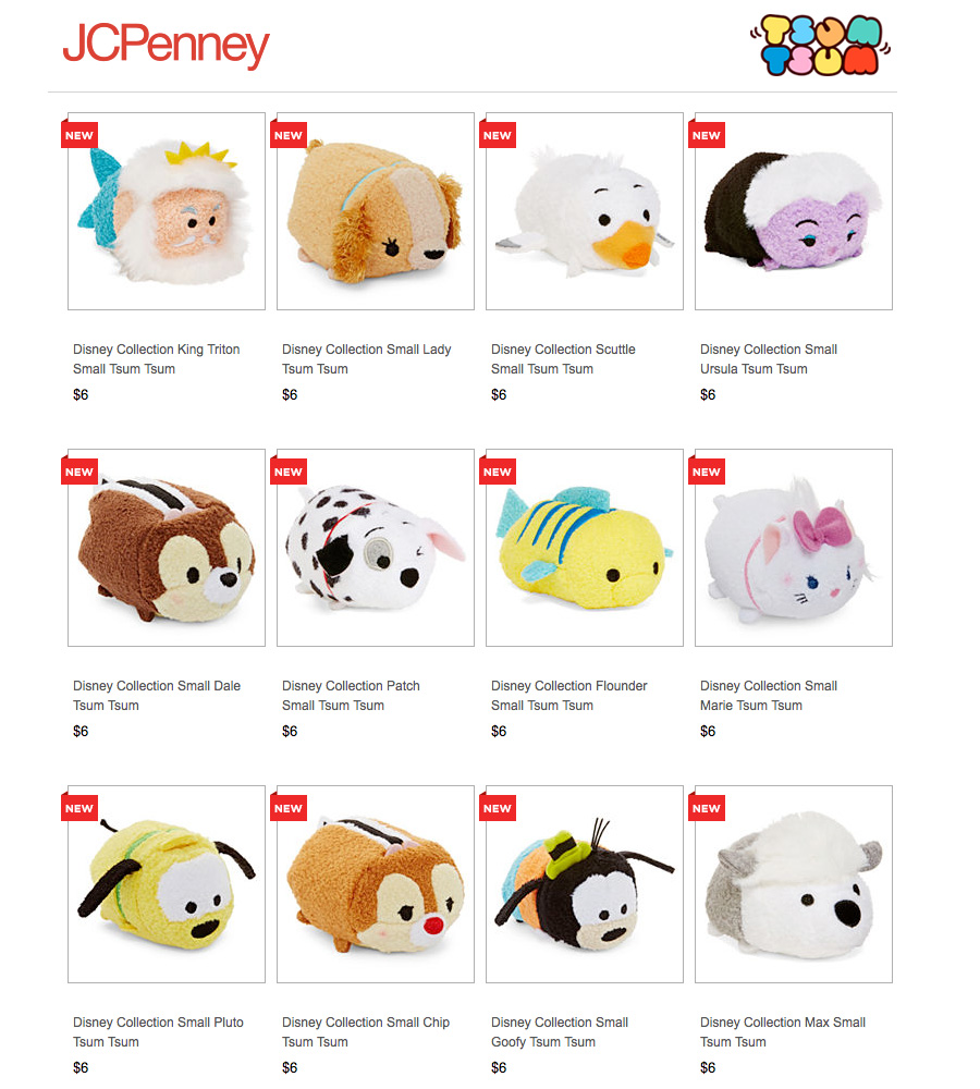 JCPenney Tsum Tsums