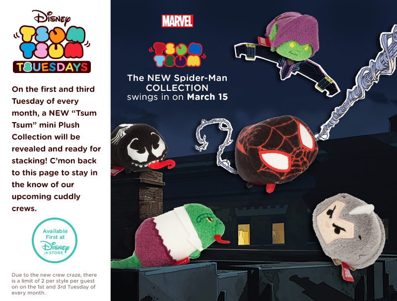 The Ultimate Spider-Man Tsum Tsum Collection Banner