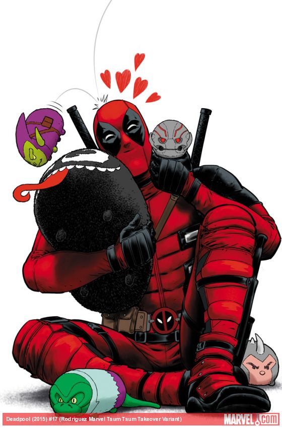 Deadpool 2015 17 variant cover by Javier Rodriguez