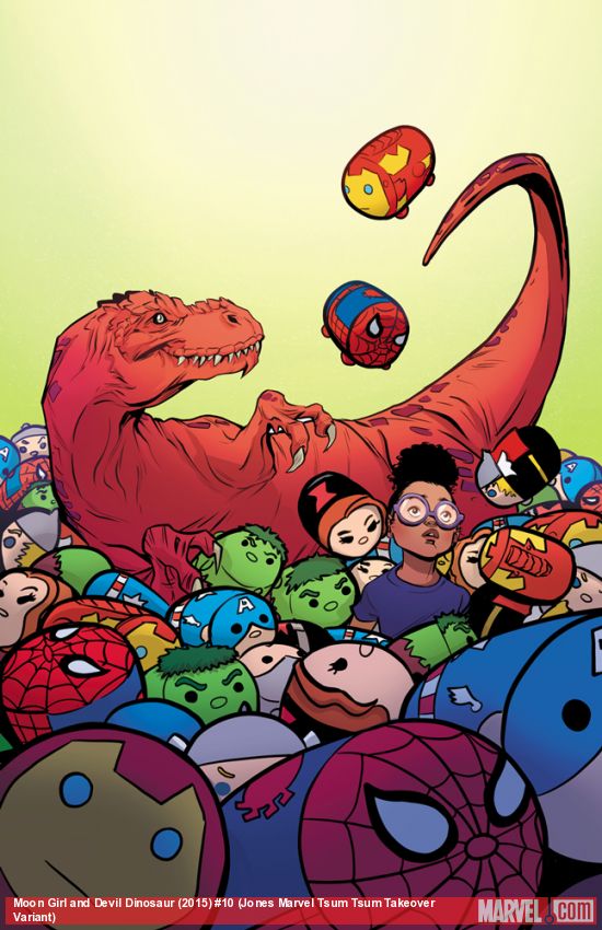 Moon Girl and Devil Dinosaur 10 variant cover by Joelle Jones