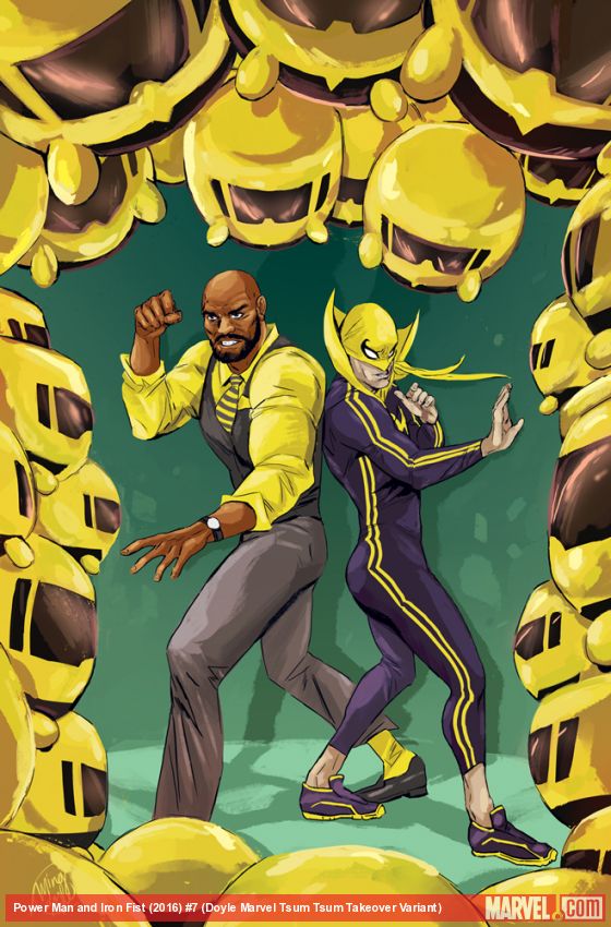 Power Man and Iron Fist 2016 7 variant cover by Ming Doyle