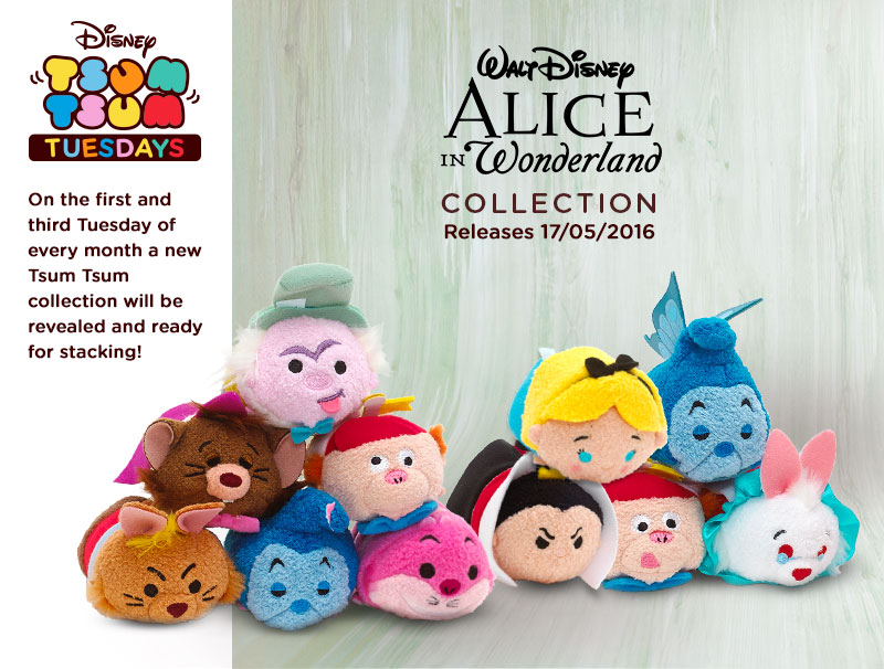 The New Alice in Wonderland Tsum Tsum Collection