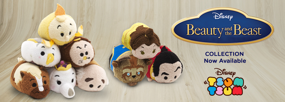 Beauty and the Beast Tsum Tsum Collection Now Available UK Banner