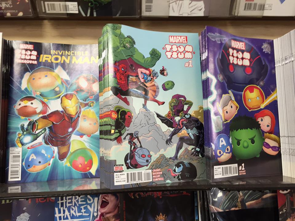 Marvel Tsum Tsum Comic Book in Stands