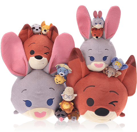 Medium and Large Zootopia Tsum Tsum