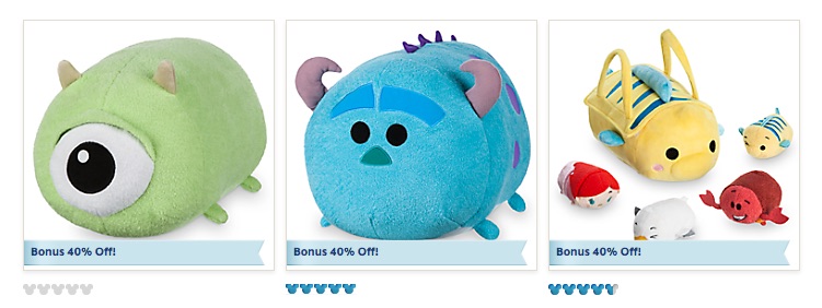 Select Tsum Tsums On Sale BONUS40