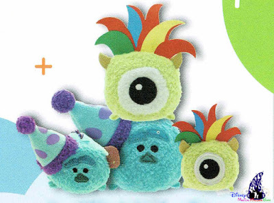 Tiny and Mini Party Mike and Sulley Tsum Tsum